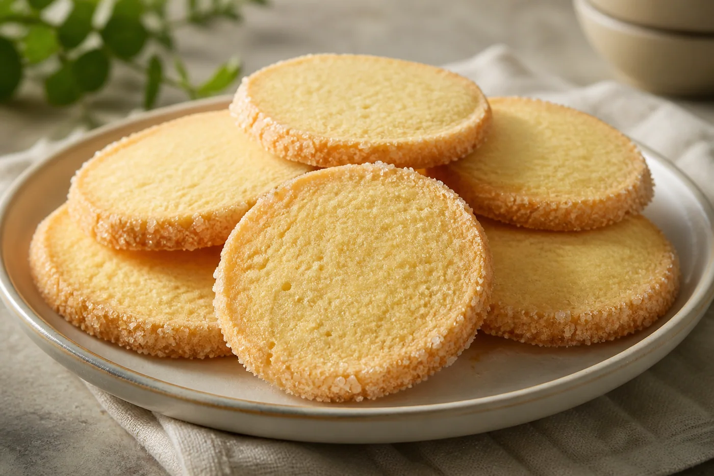 Gluten-Free French Shortbread Cookies