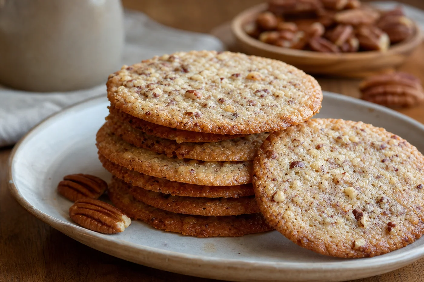 Buttery Pecan Cookies