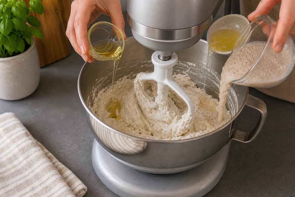 Foto del paso 4 de preparación de un delicioso pan casero sin gluten