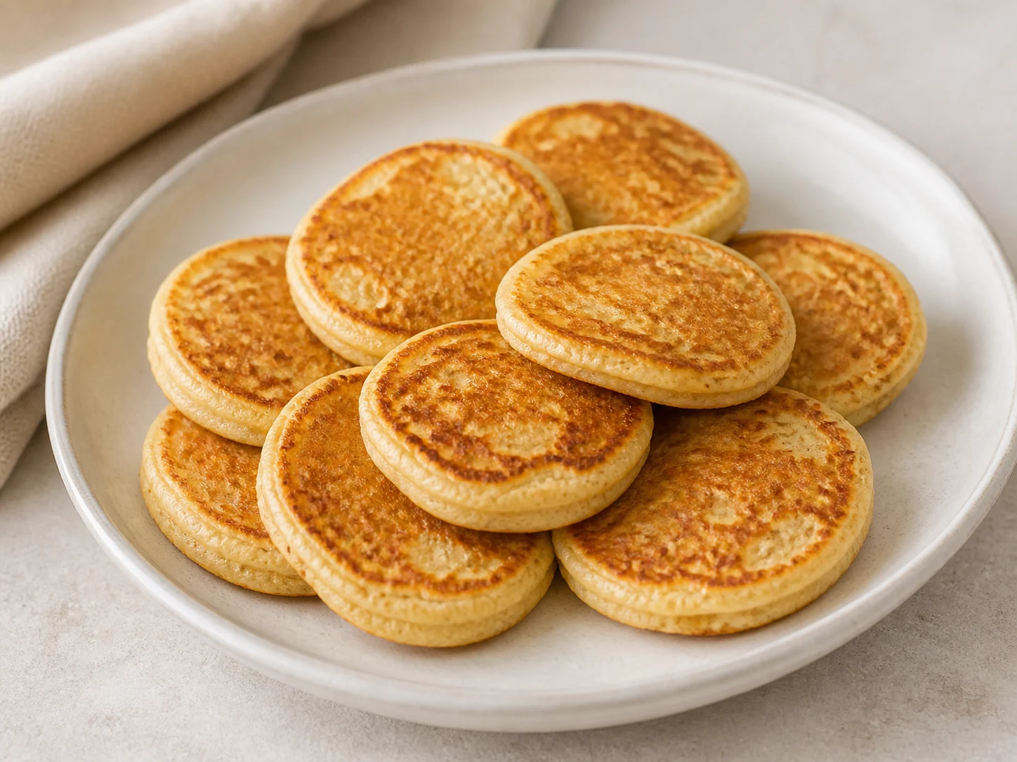 Finished homemade dish: Mini Almond Flour Pancakes