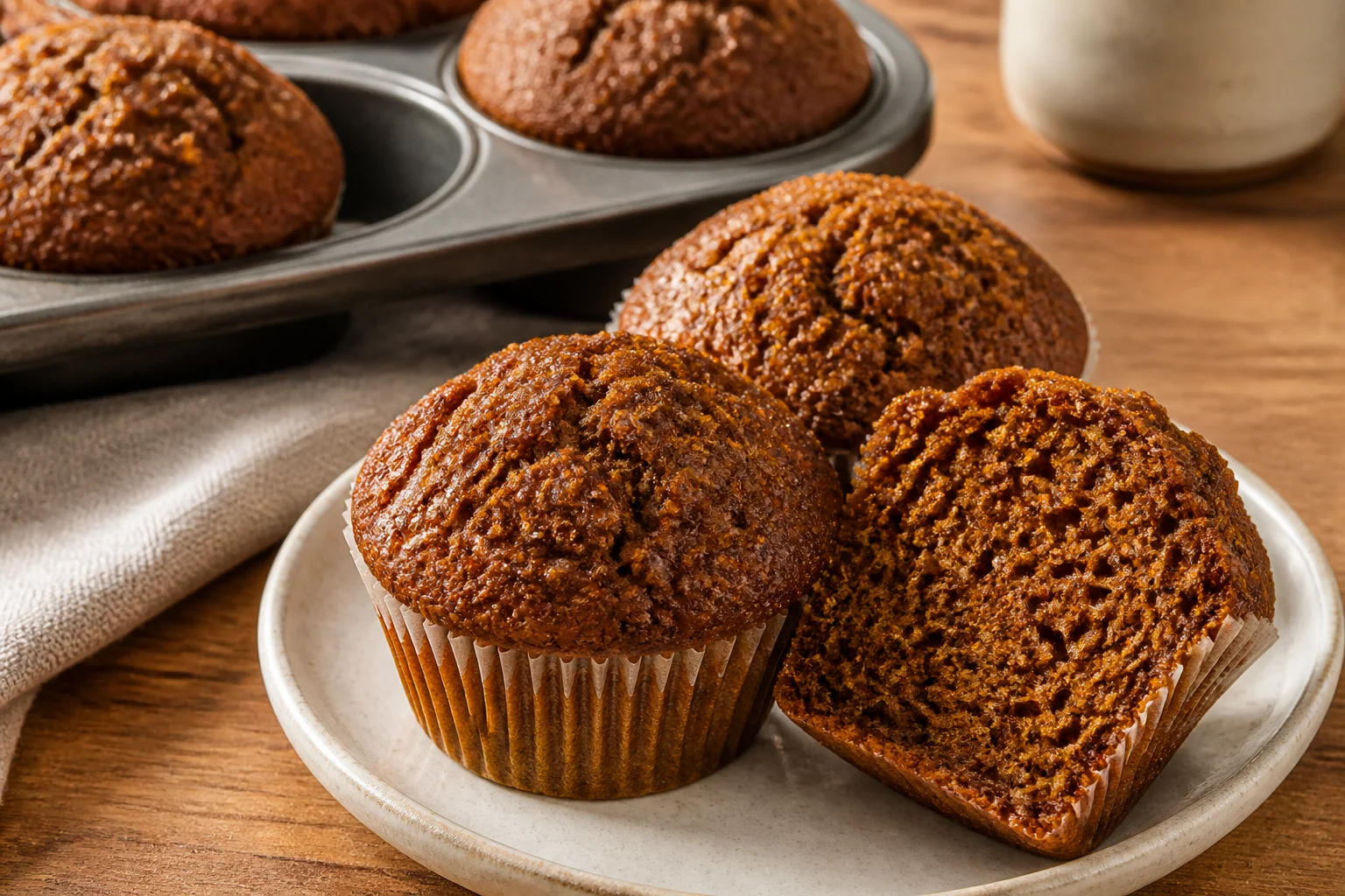 Spiced Jumbo Gingerbread Muffins כמנה ביתית מוכנה