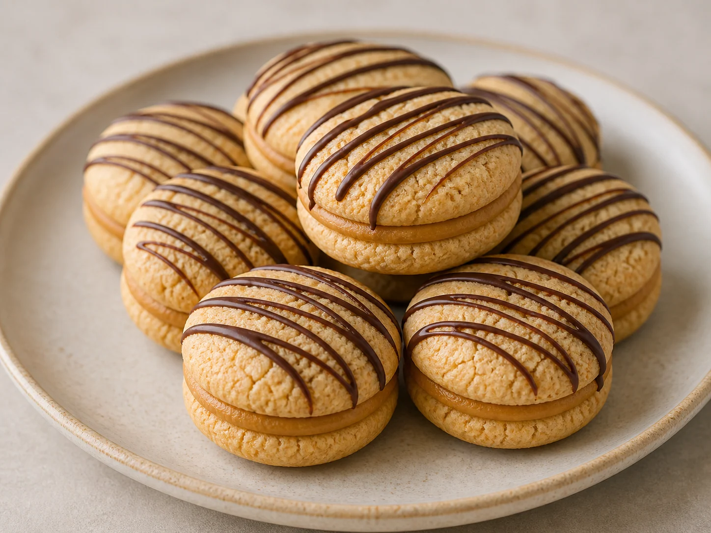 Finished homemade dish: Creamy Wow Butter Sandwich Cookies