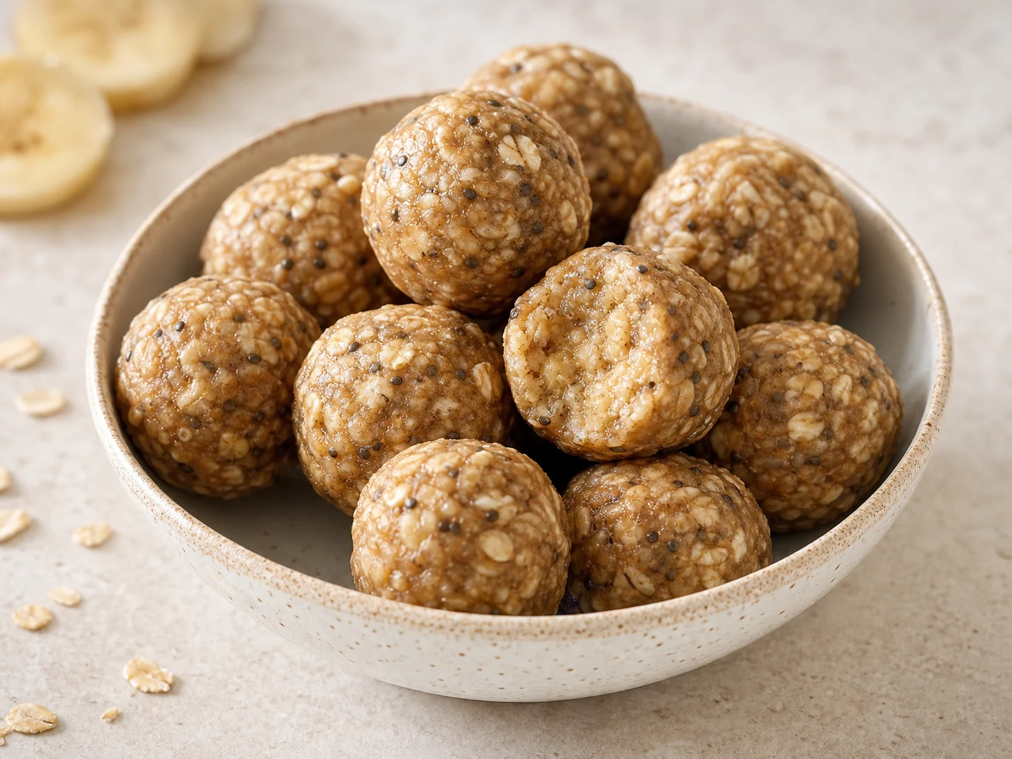 Finished homemade dish: Banana Maple Pancake Bites
