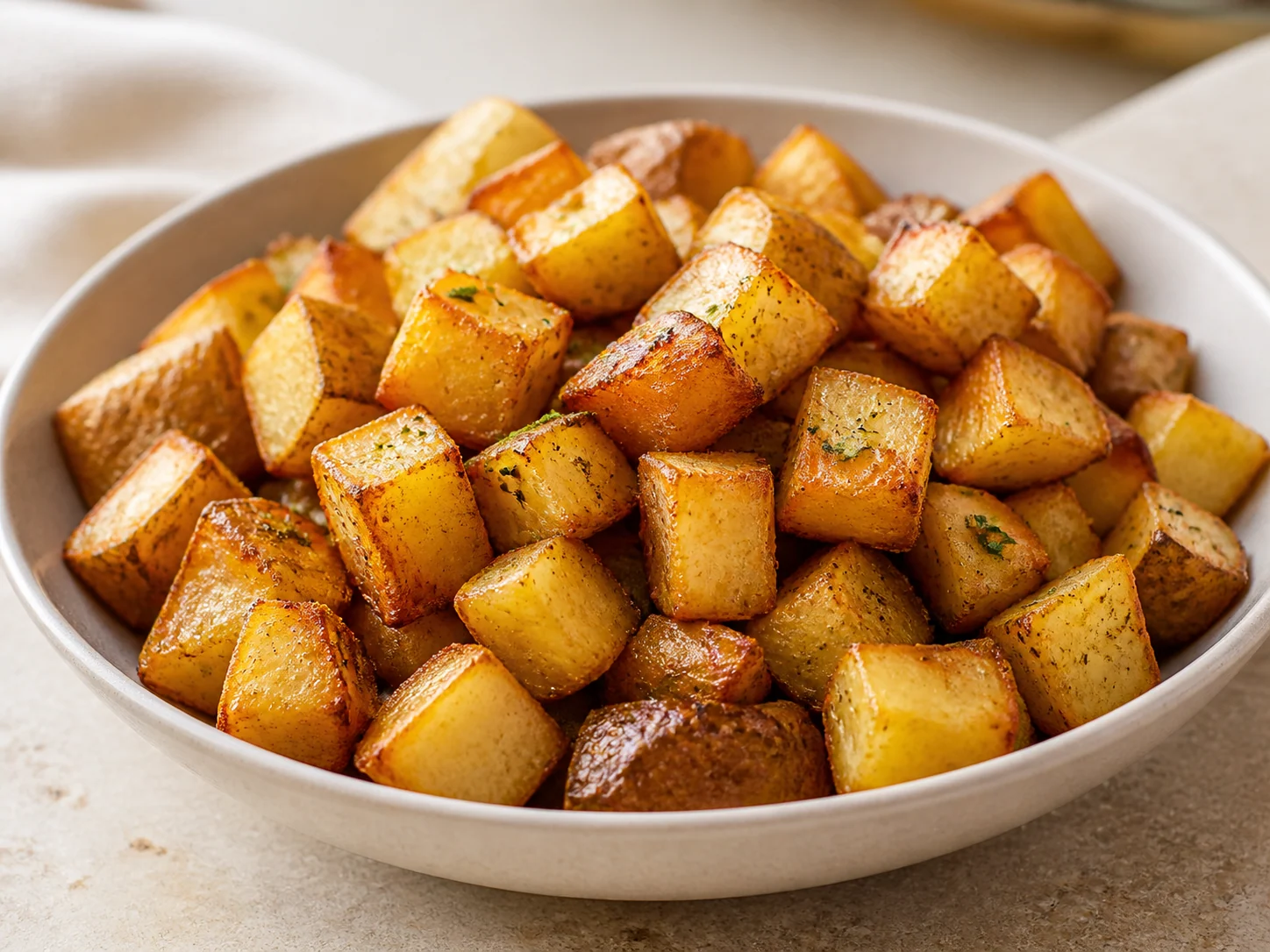 Finished homemade dish: Crispy Baked Breakfast Potatoes