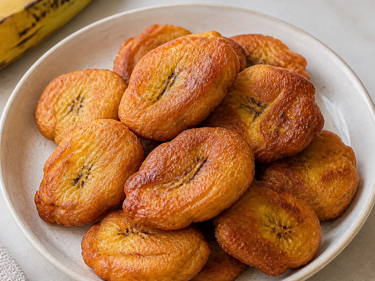Finished homemade dish: Fried Plantain Treats