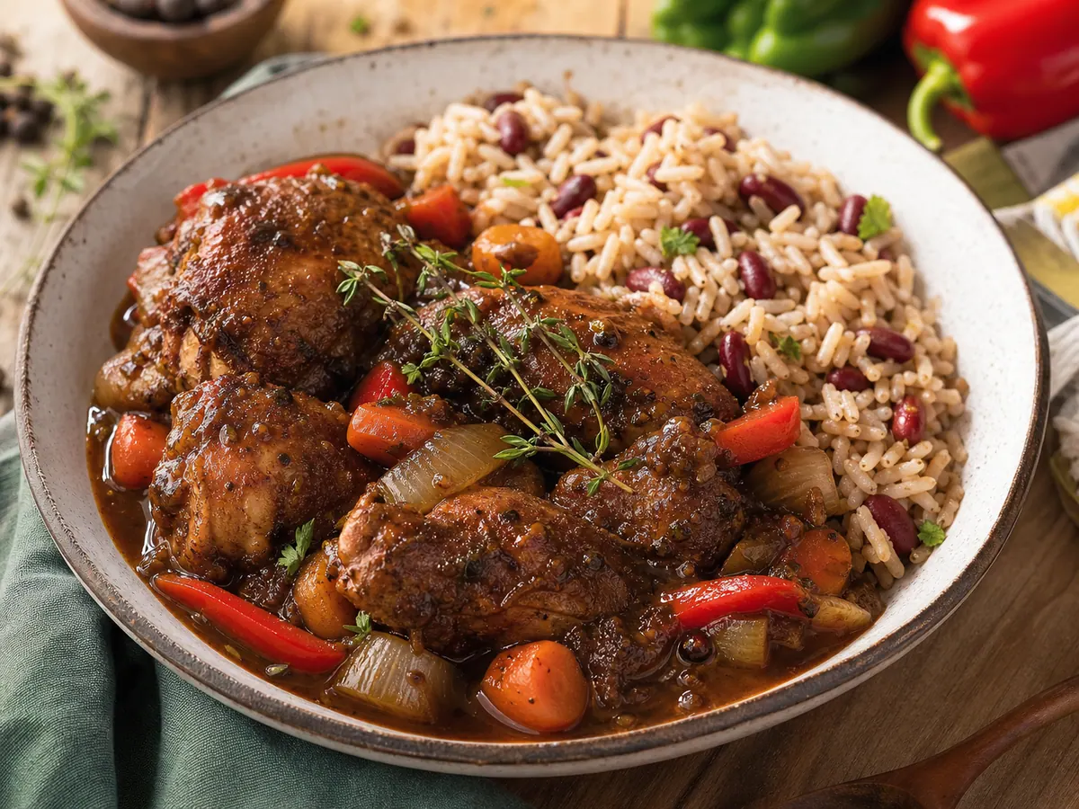 Pollo Estofado Marrón
