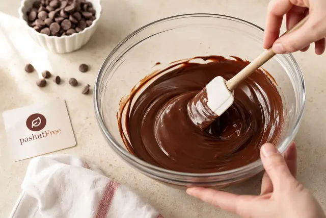 Nueva imagen de preparación de fresas cubiertas de chocolate, paso 2