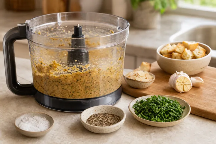 Caso de uso: fotorrealista-natural Tipo de recurso: imagen del tutorial de los pasos de cocina de una receta para niños