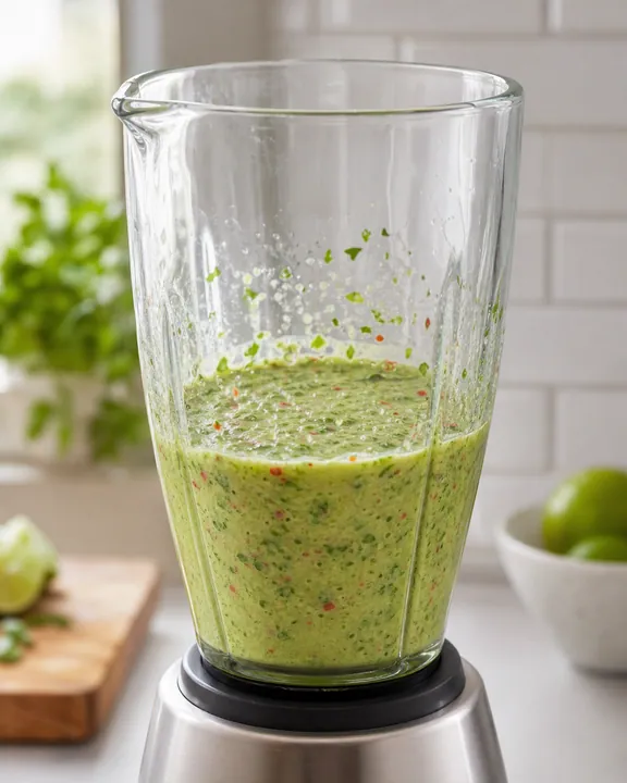 Aliño de chile y cilantro triturado