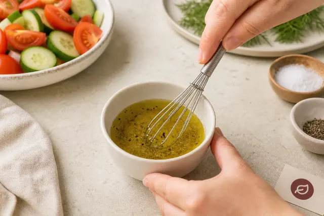 תמונת הכנה חדשה לסלט מלפפונים ועגבניות שלב 3