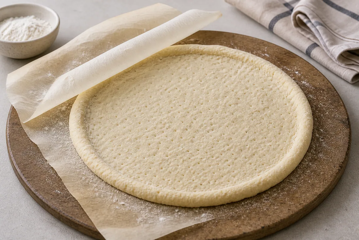 Paso 10 imagen de preparación de Pizza Artesana Sin Gluten